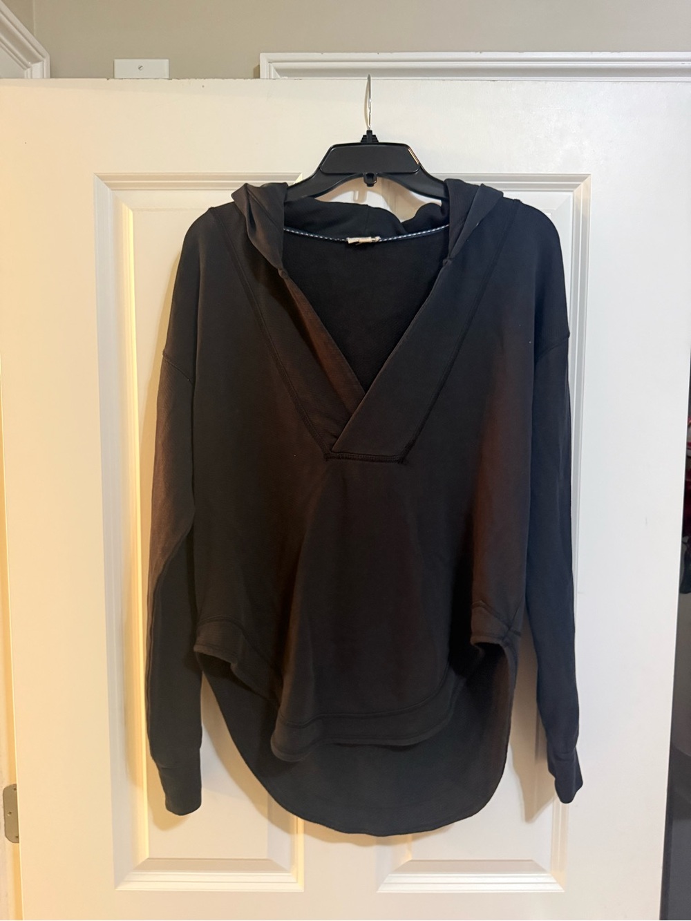 Pilcro xs hoodie sweatshirt tunic black
